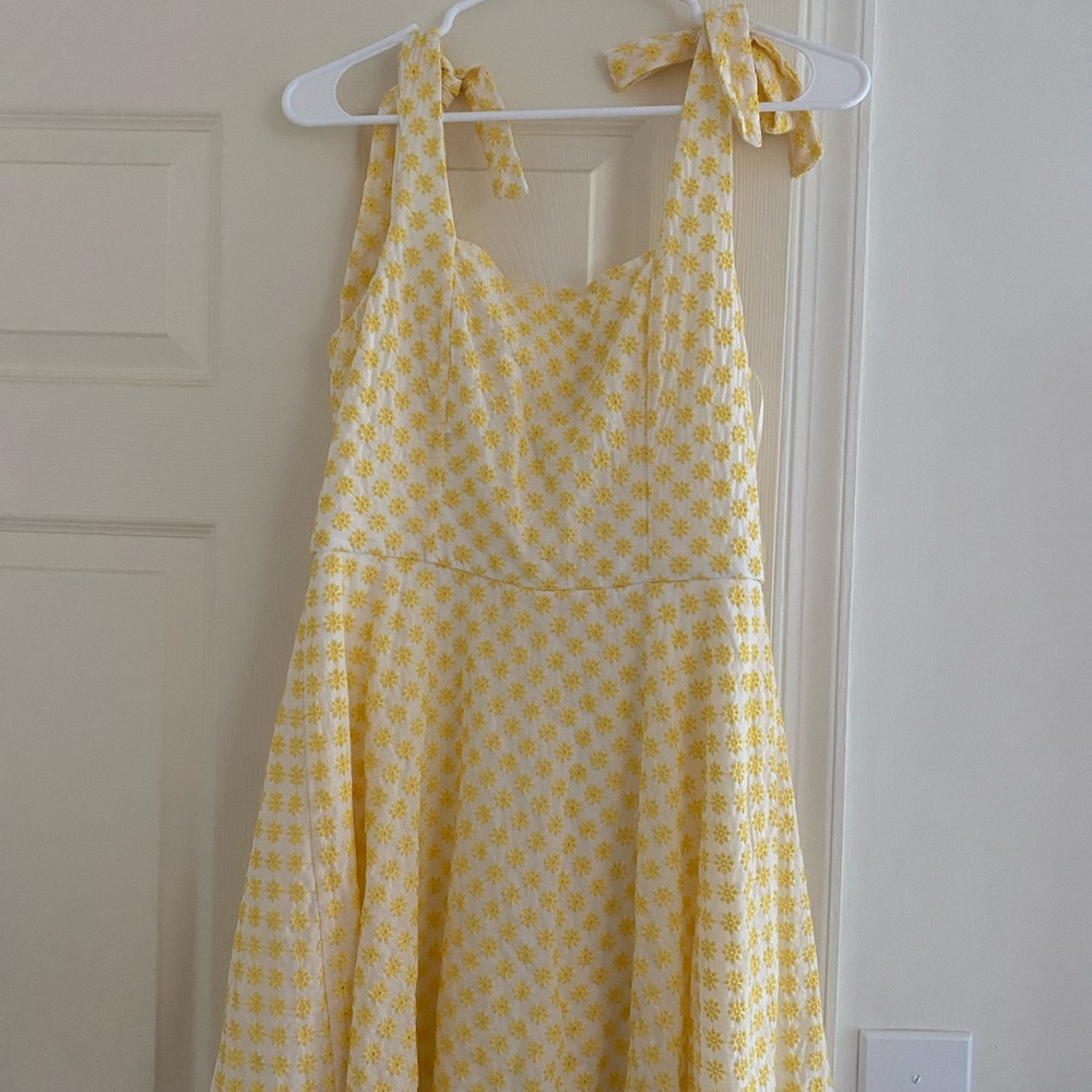 Francesca’s Yellow Flower Dress - brand new with tag